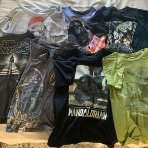 Star Wars Boys T-shirt Lot
